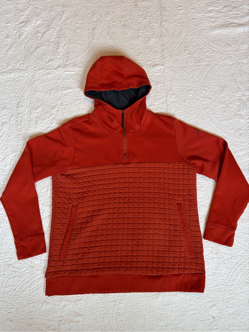 COLOMBIA- Quilted 1/4-Zip Hoodie